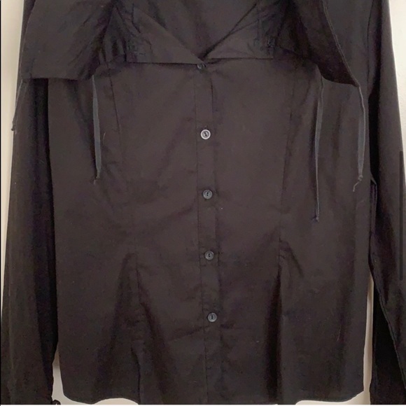 Heavy Red Couture Noir Gothic Long Sleeve Top - Picture 5 of 8